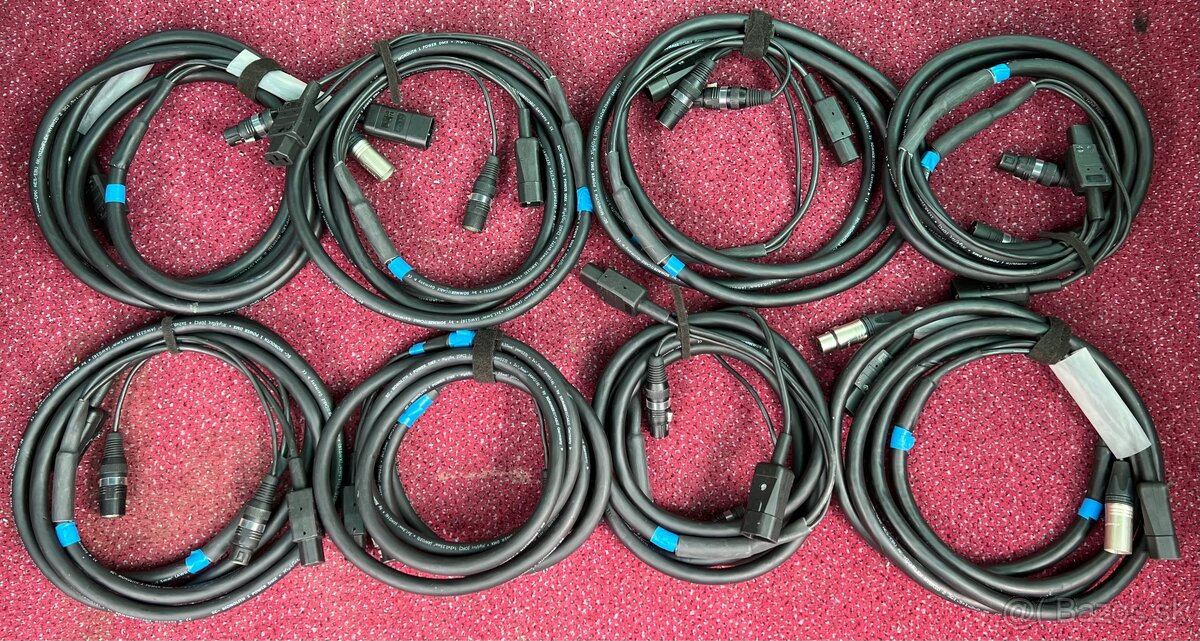 Power-DMX hybridne kable 1,5 a 3 m