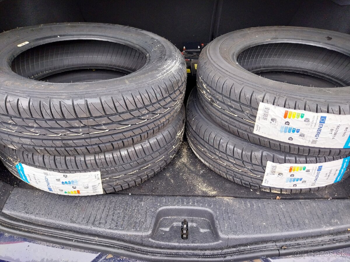 Predám 4ks letné pneumatiky 165/70 R14 81T