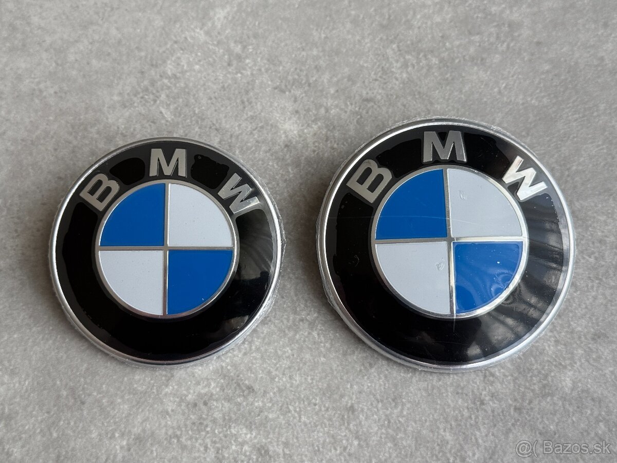 ✅BMW ZNAKY✅ - na kufor a kapotu - 74 / 82 MM