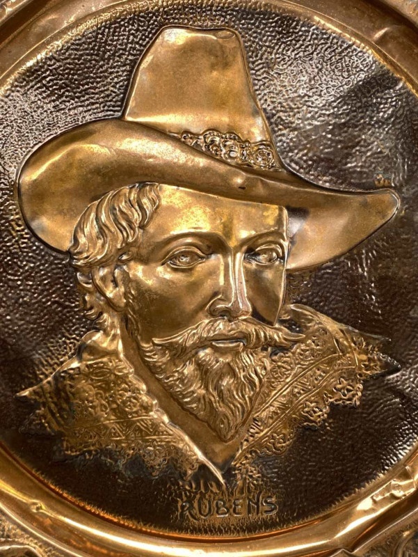 Medený nástenný reliéf Peter Paul Rubens