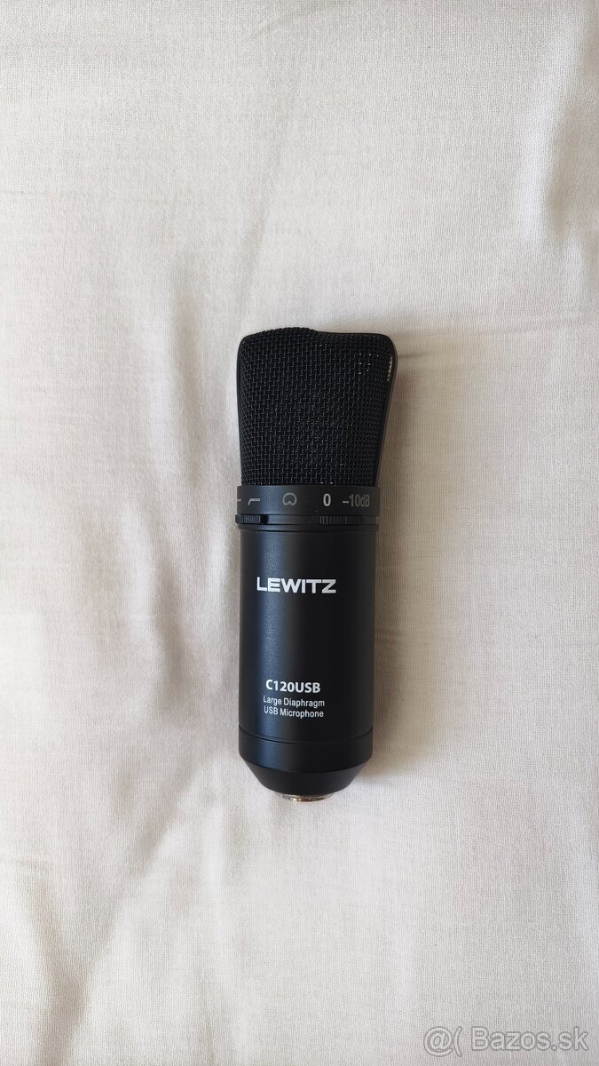 Predám Lewitz C120 USB mikrofón – 40 € (pôvodne kú