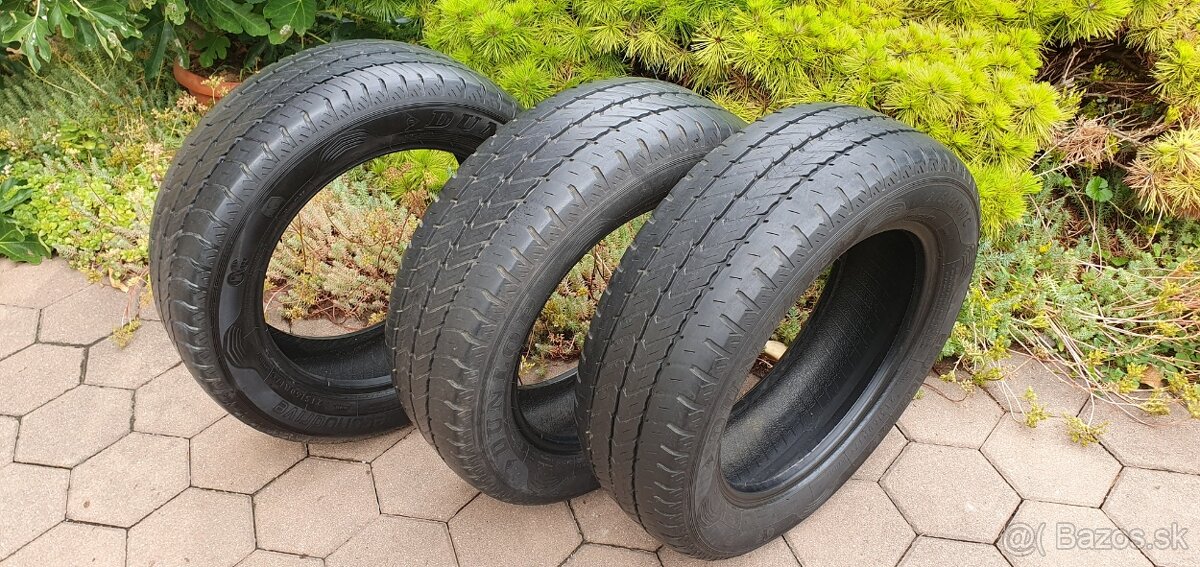 DUNLOP, 3 kusy, LETNE, 215/60 R17C