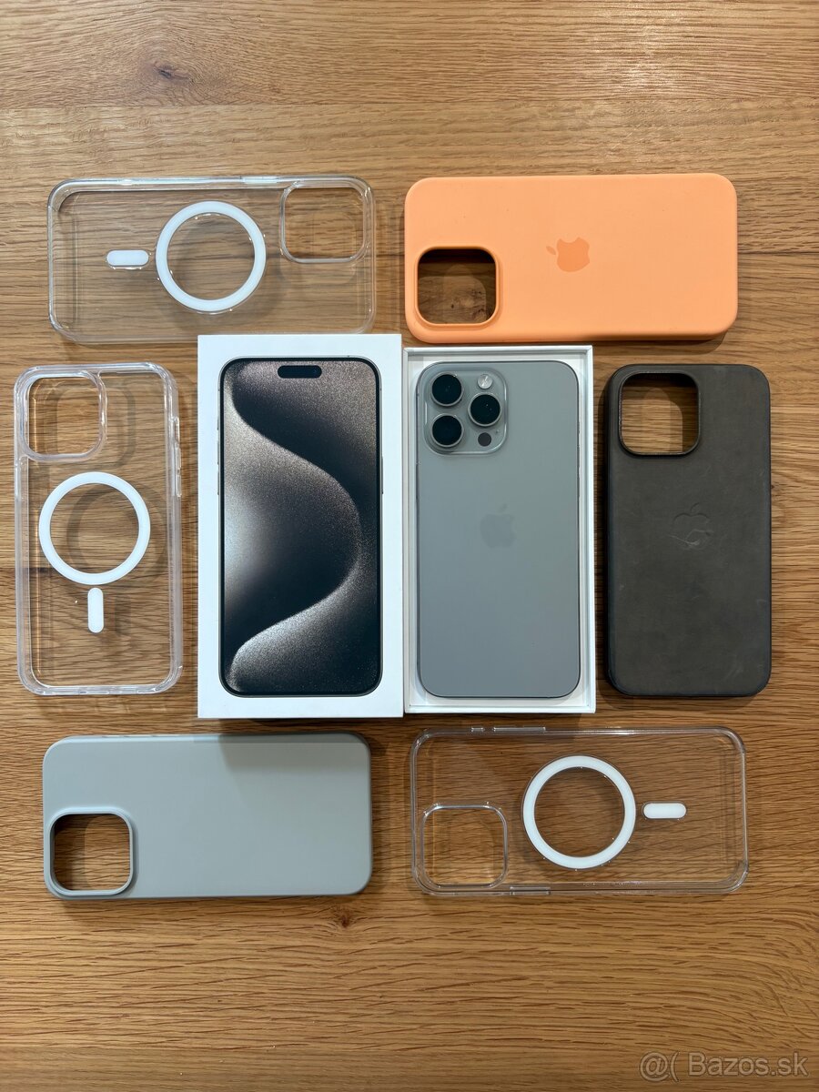 iPhone 15 PRO MAX 512GB NATURAL TITANIUM - TOP STAV