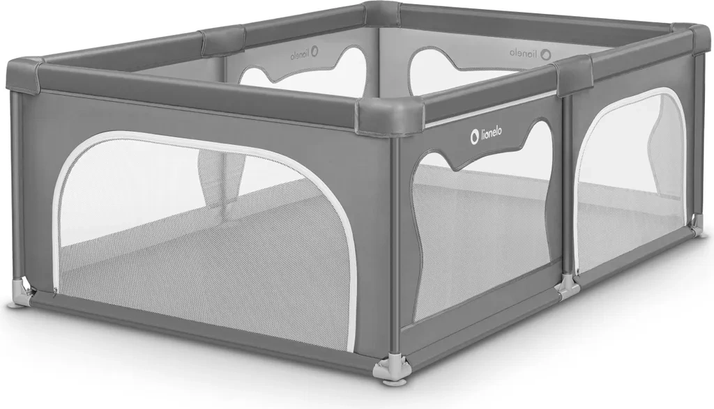 Ohrádka pre deti Lionelo Willow Grey Concrete