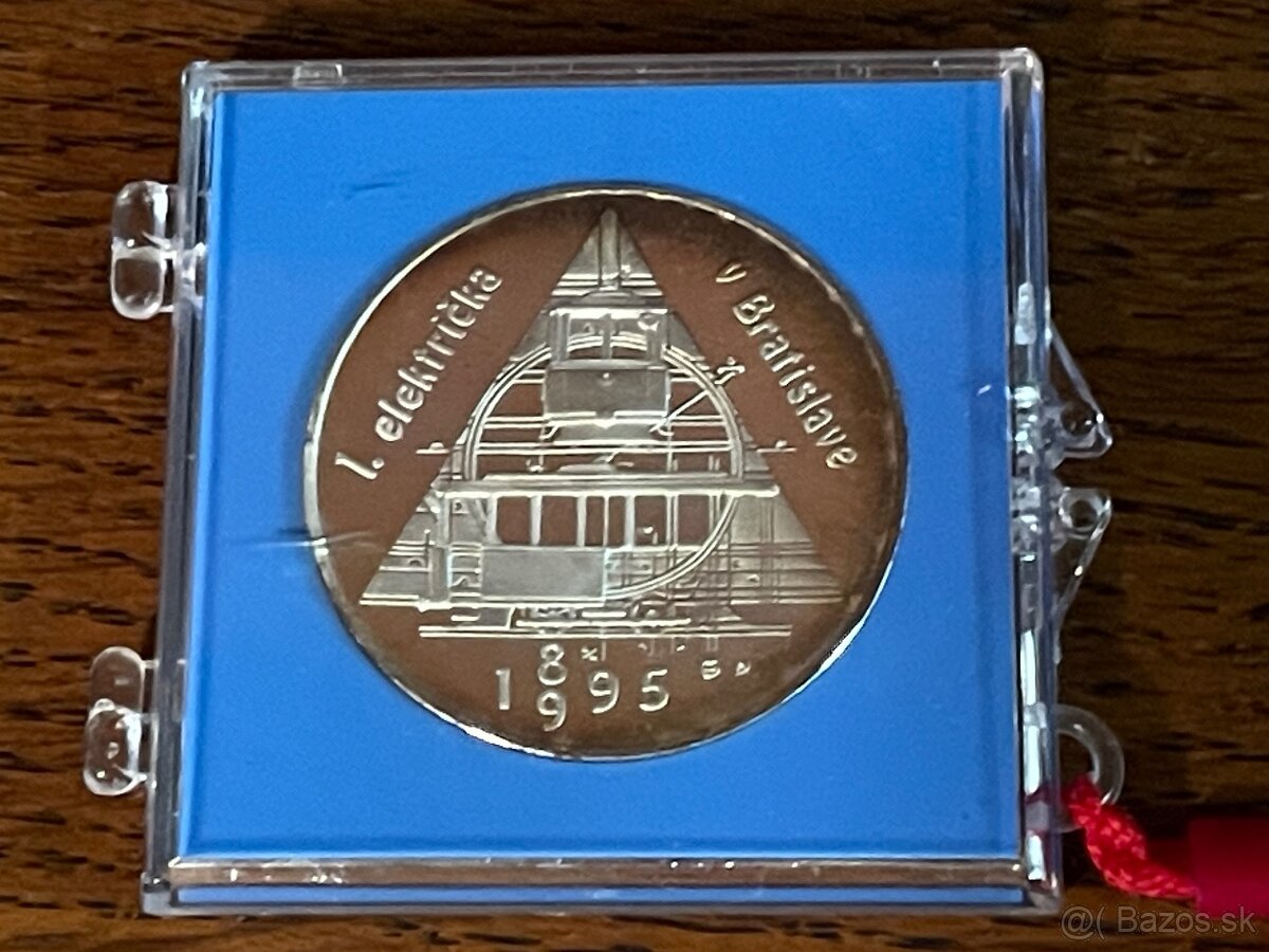 strieborná minca 200sk 1995 Proof🍀