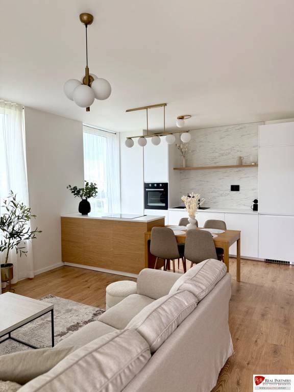 Prenájom, 3-izb. byt s balkónom a garážou, Novostavba, Slneč