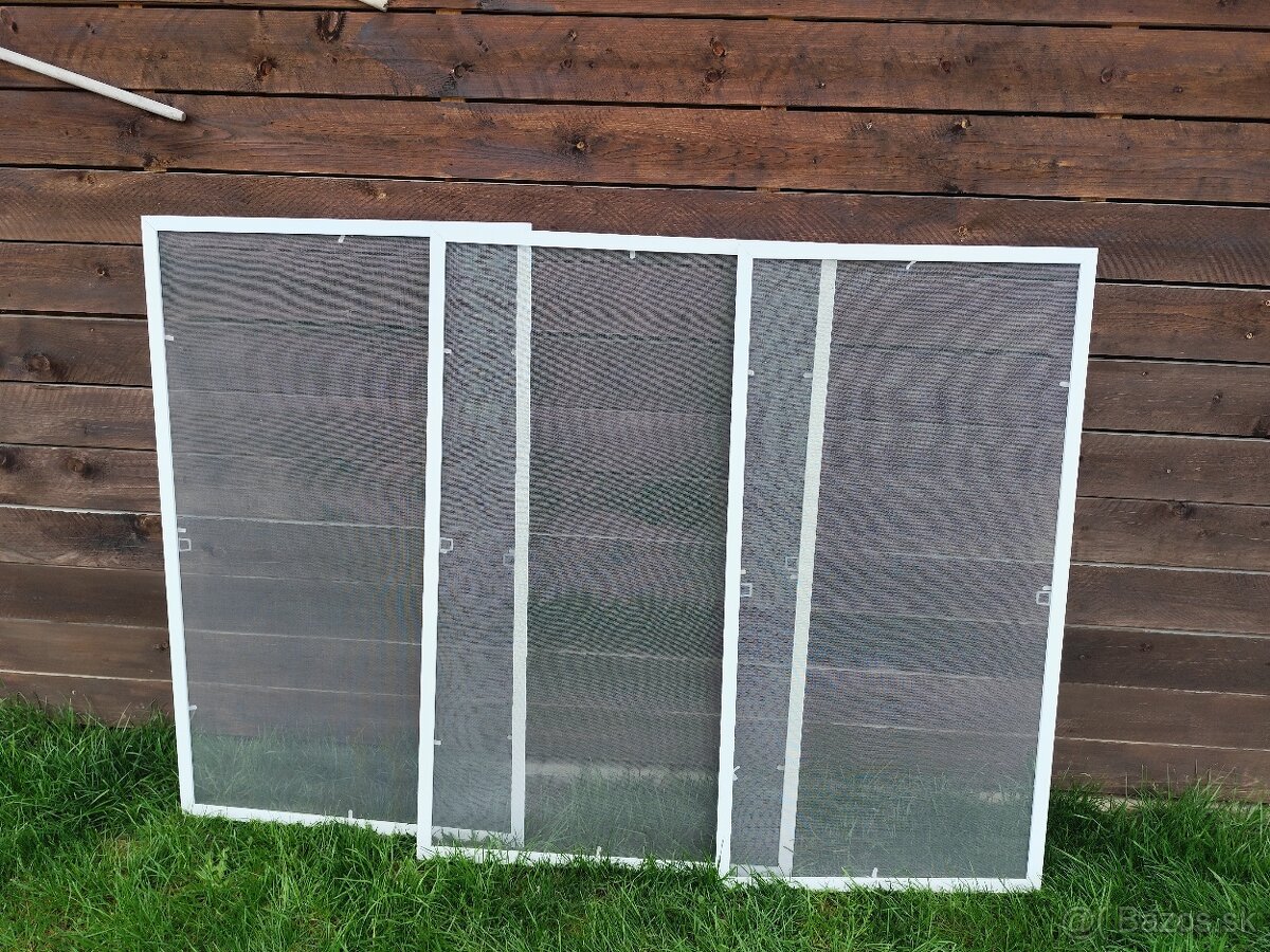 Sieťky na okná 3 ks v bielej farbe