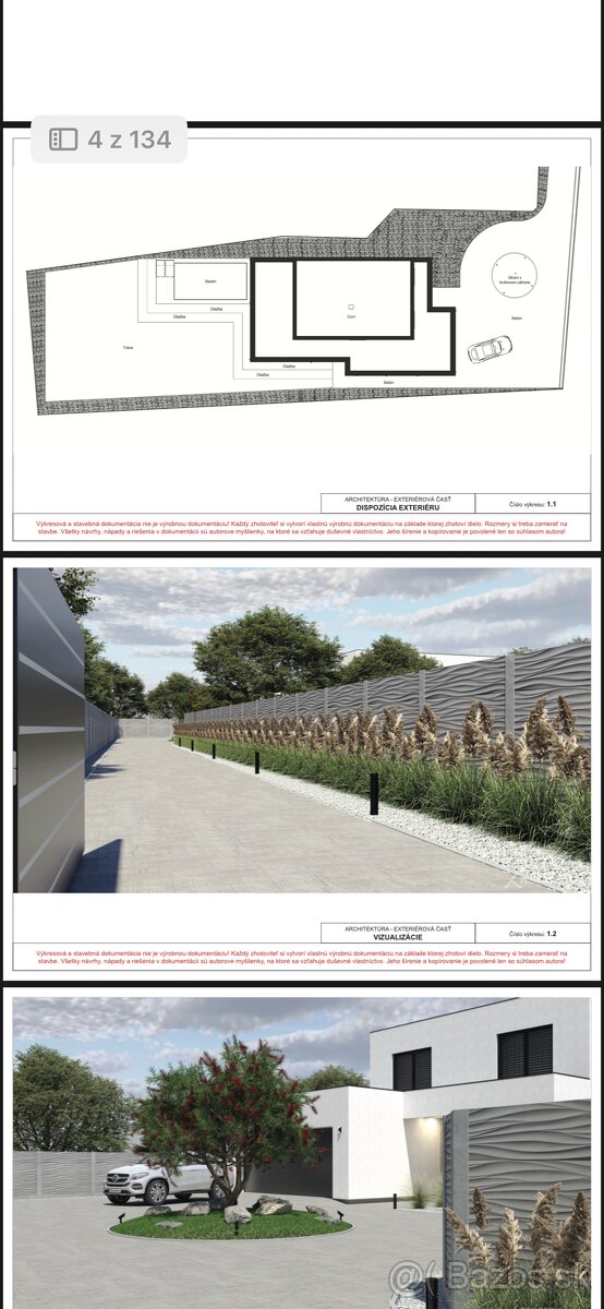Predám rozostavaný luxusný RD v obci OPOJ