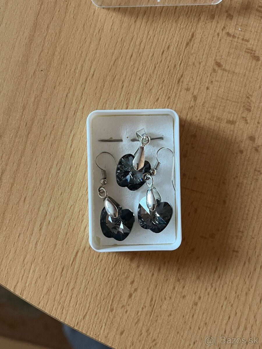 Swarovski set nášnice a prívesok