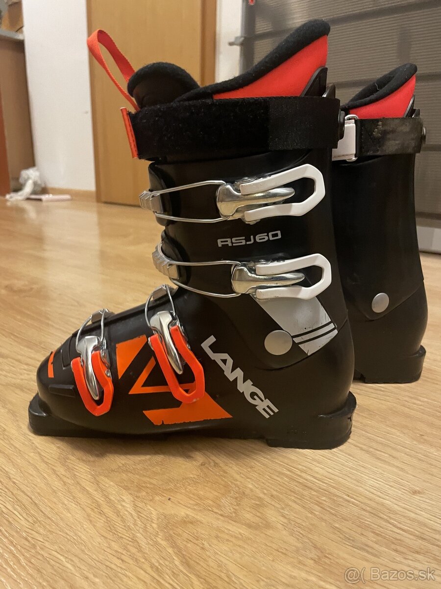 detské lyžiarske topánky Lange 235mm