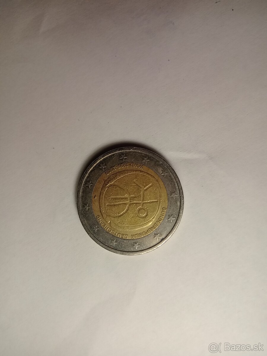 Nemecká 1-eurová pamätná minca (10 rokov €)