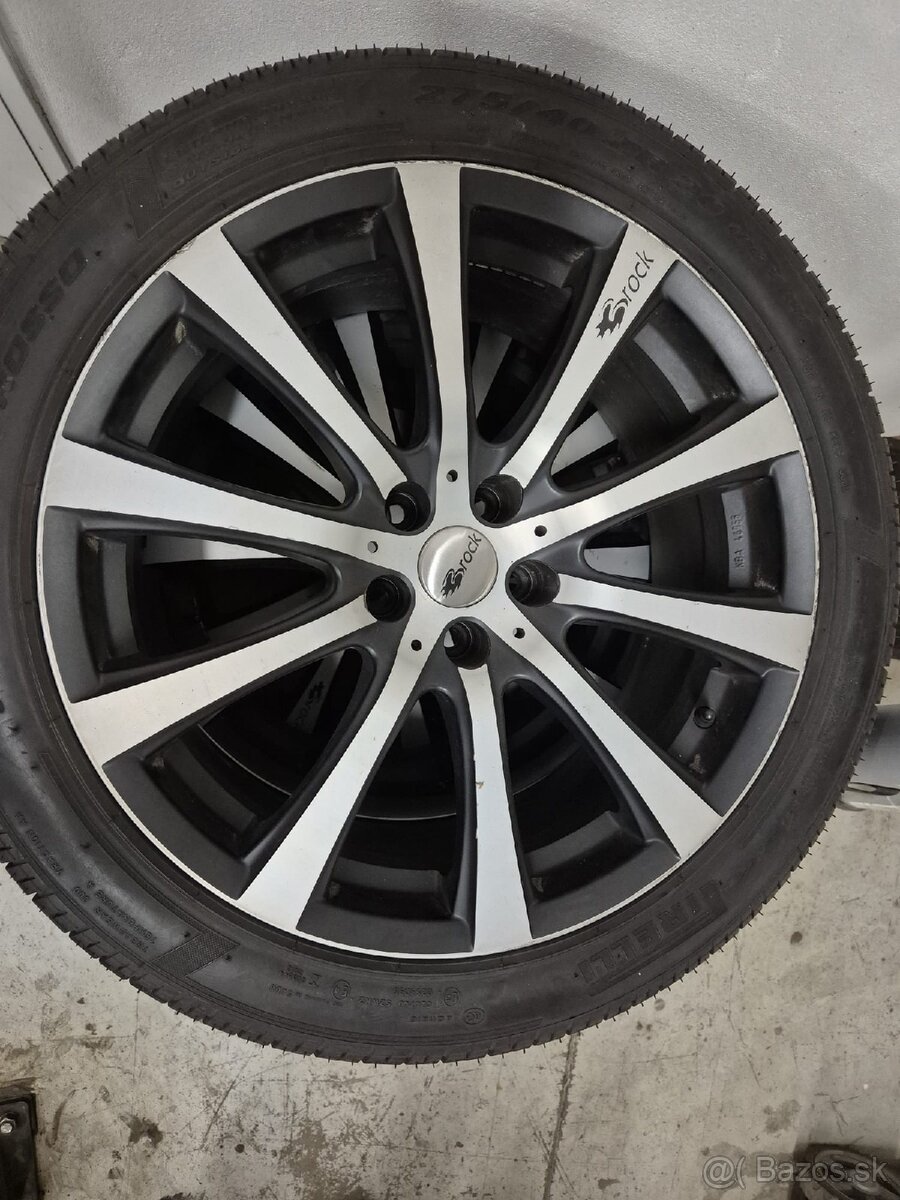 Predám elektróny 5x114.3 + pneu Pirelli 275/40 ZR20