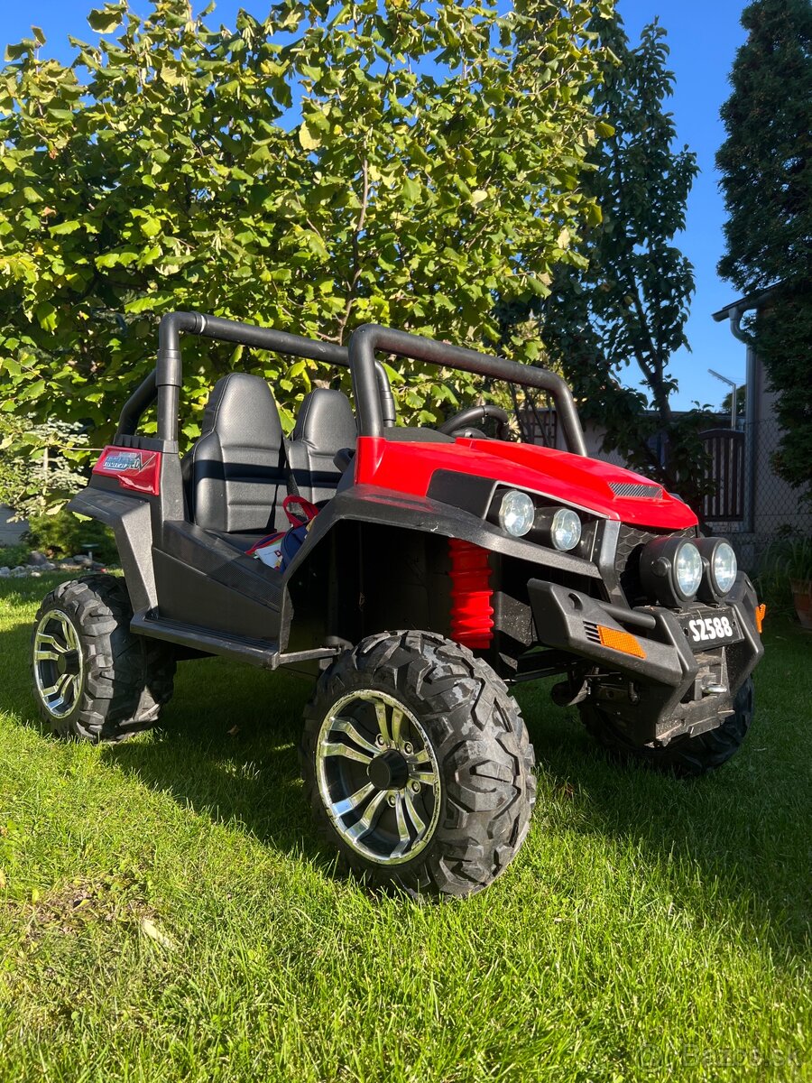 Detské elektrické autíčko – upravené, silnejšie