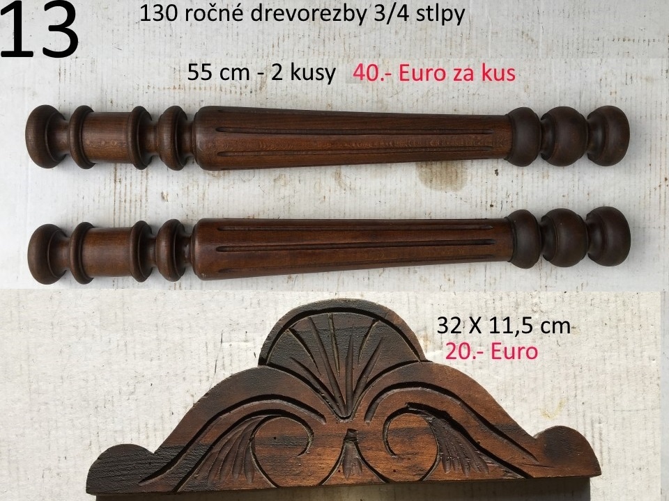 Drevorezby starožitné rok 1870 - 1900
