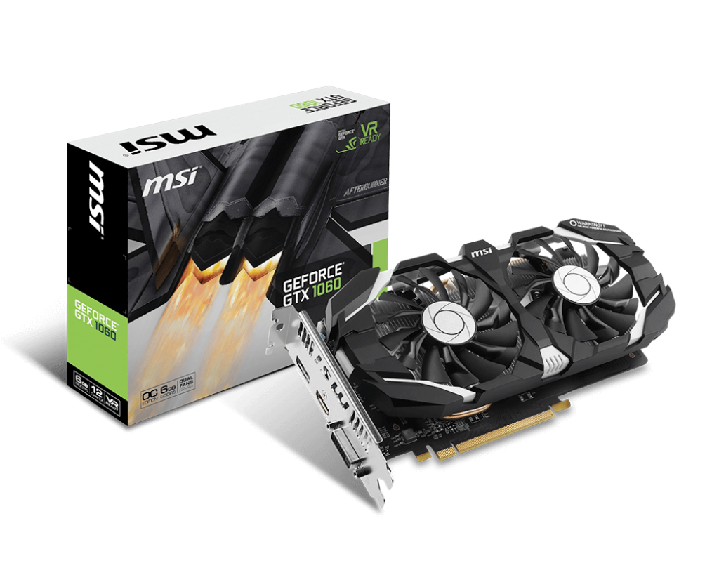 Grafická karta MSI GTX 1060 6GB 6GT OCV1