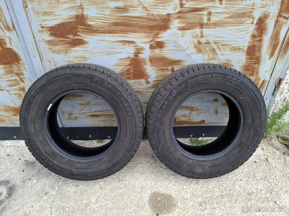 Zimné pneumatiky 215/75 R16C  Matador