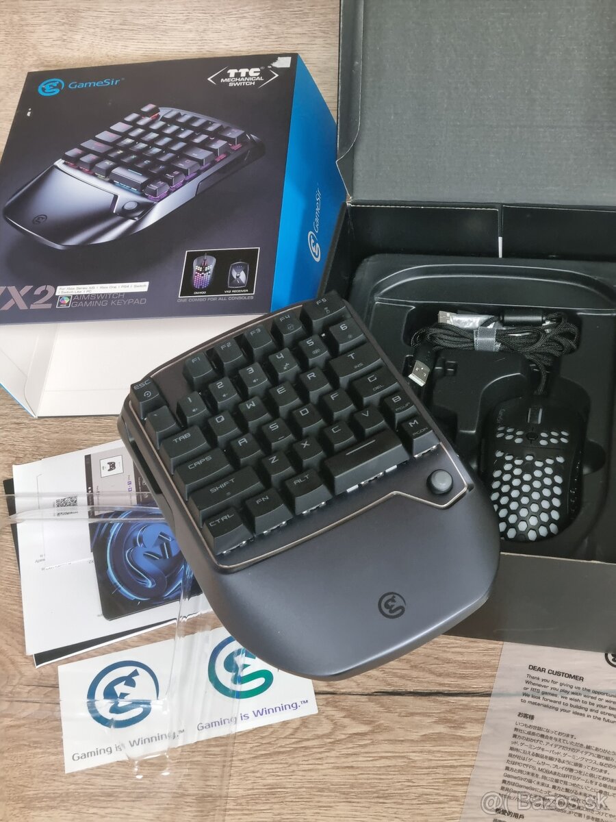 GameSir VX2 herna klávesnica myš