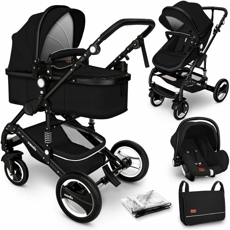 Kombinovaný kočík 3v1 kiduku nový