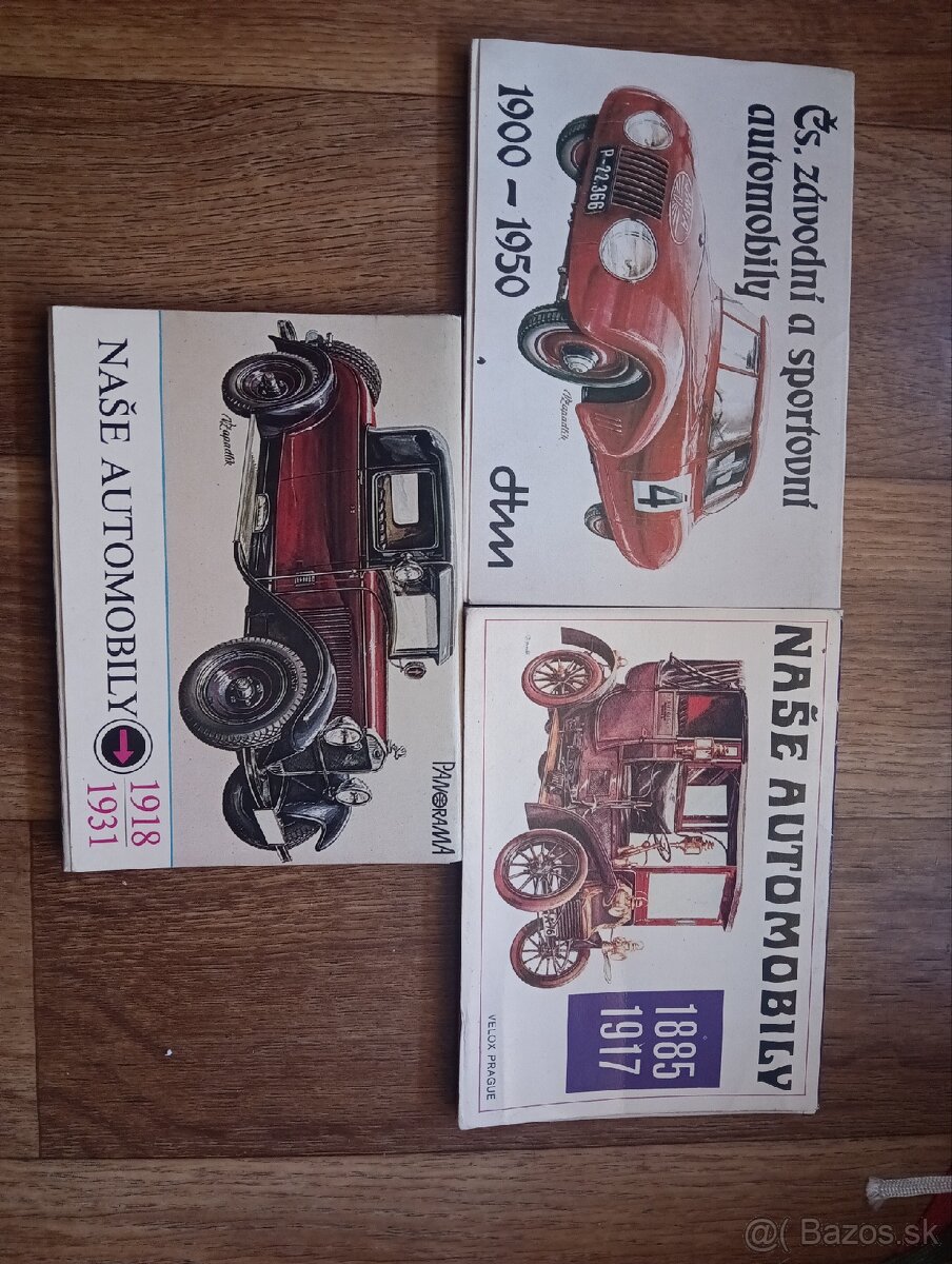 Predám kartičky historických automobilov