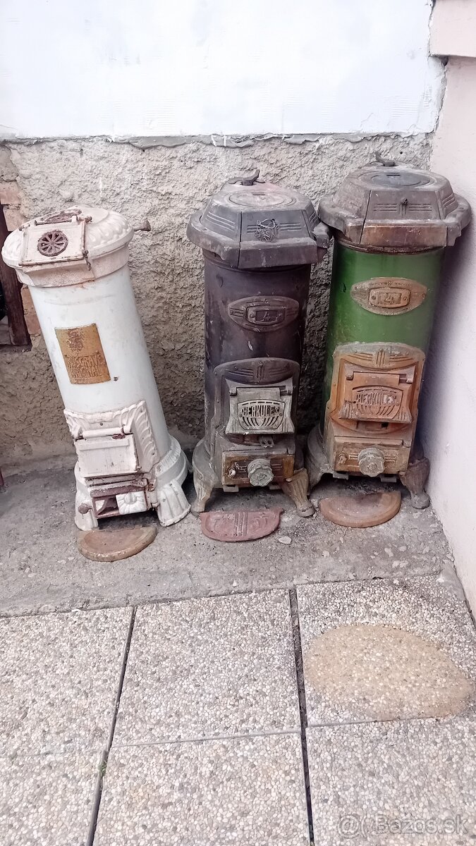 3 starožitné pece
