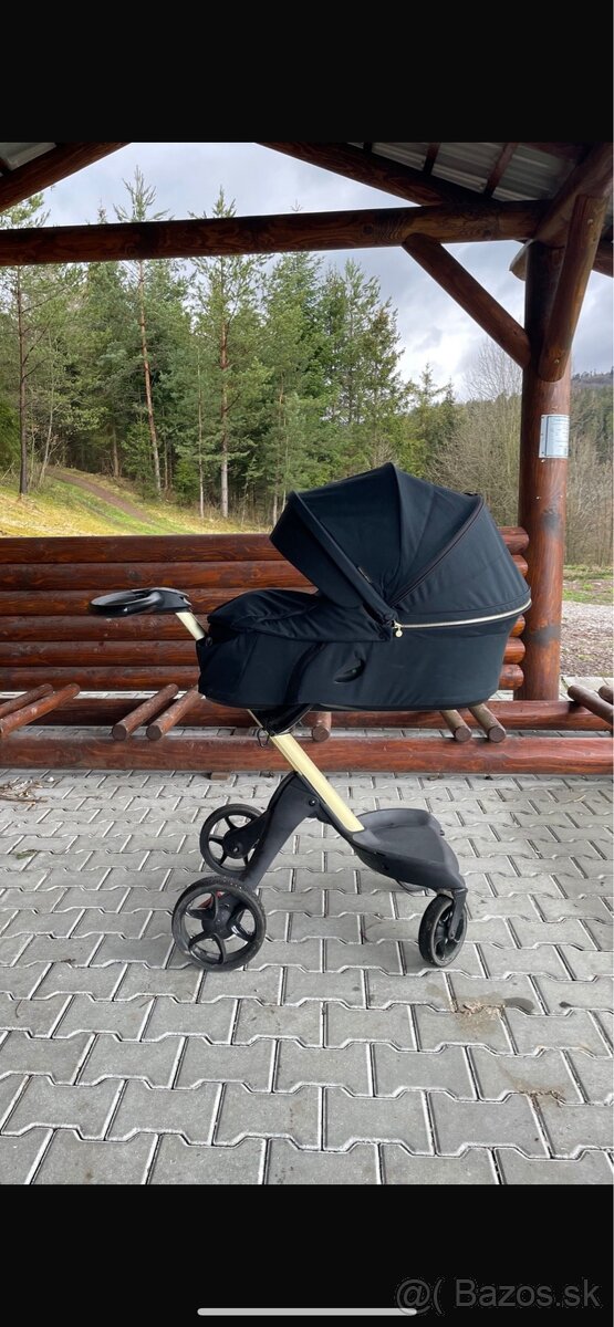 Stokke V6 Xplory gold limited edition 2/3 kombinácia