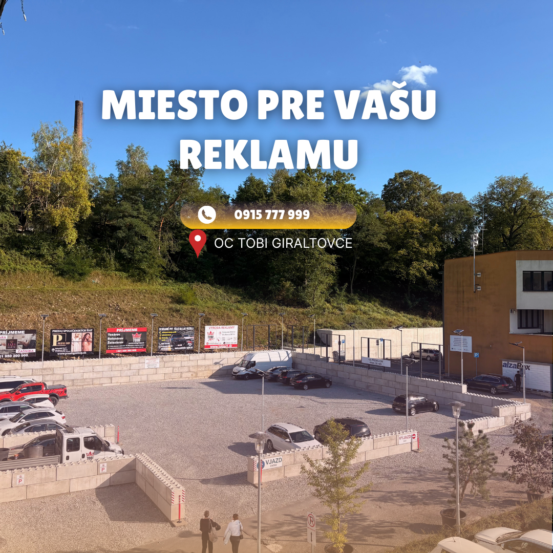 REKLAMNÁ PLOCHA BANNER