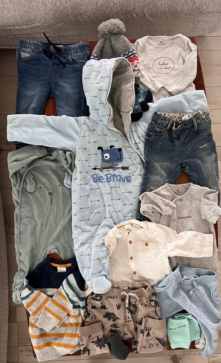 Balik oblečenia pre chlapca 74(6-9mesiacov) -aj Zara a Next