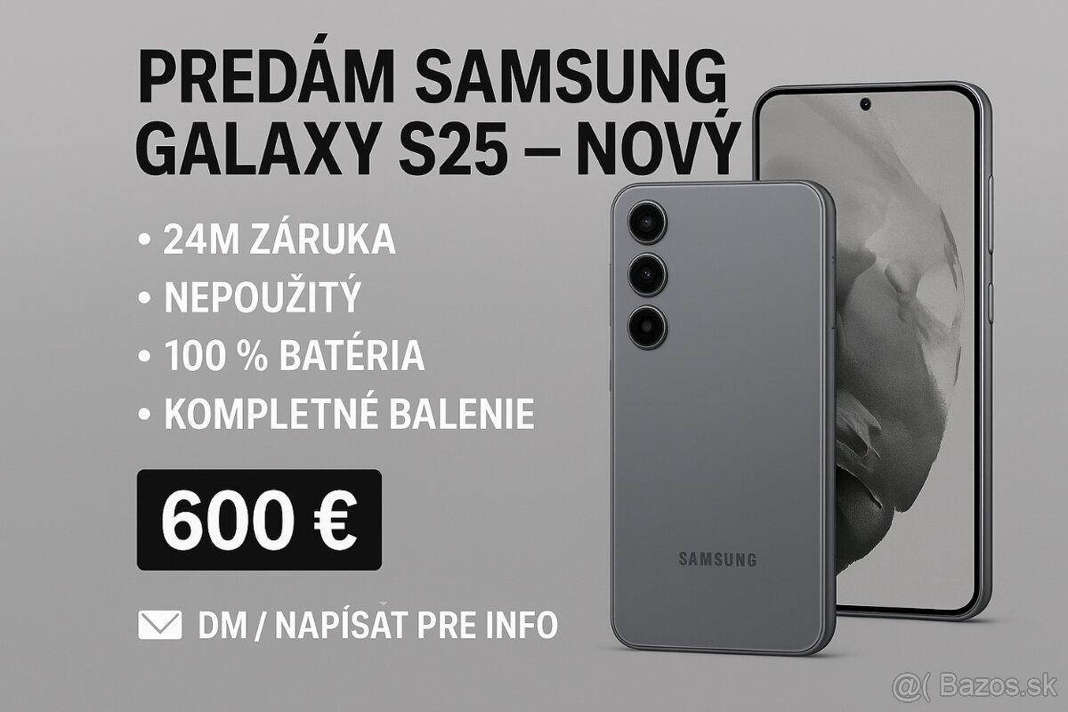 Predám samsung galaxy s25