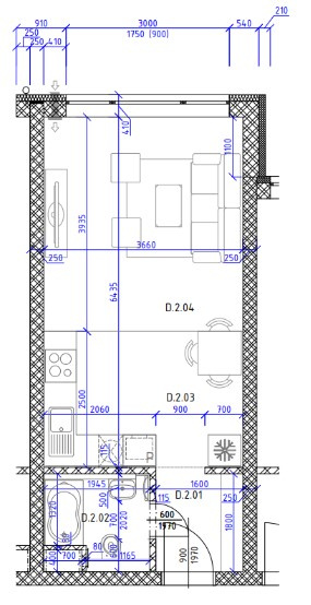 1 -izbový byt, 29,66m2, Anna Park S21