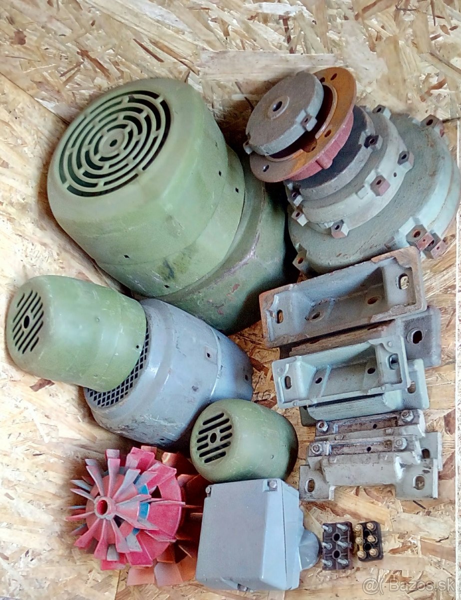 Nd k elektromotorom,spojky,remenice