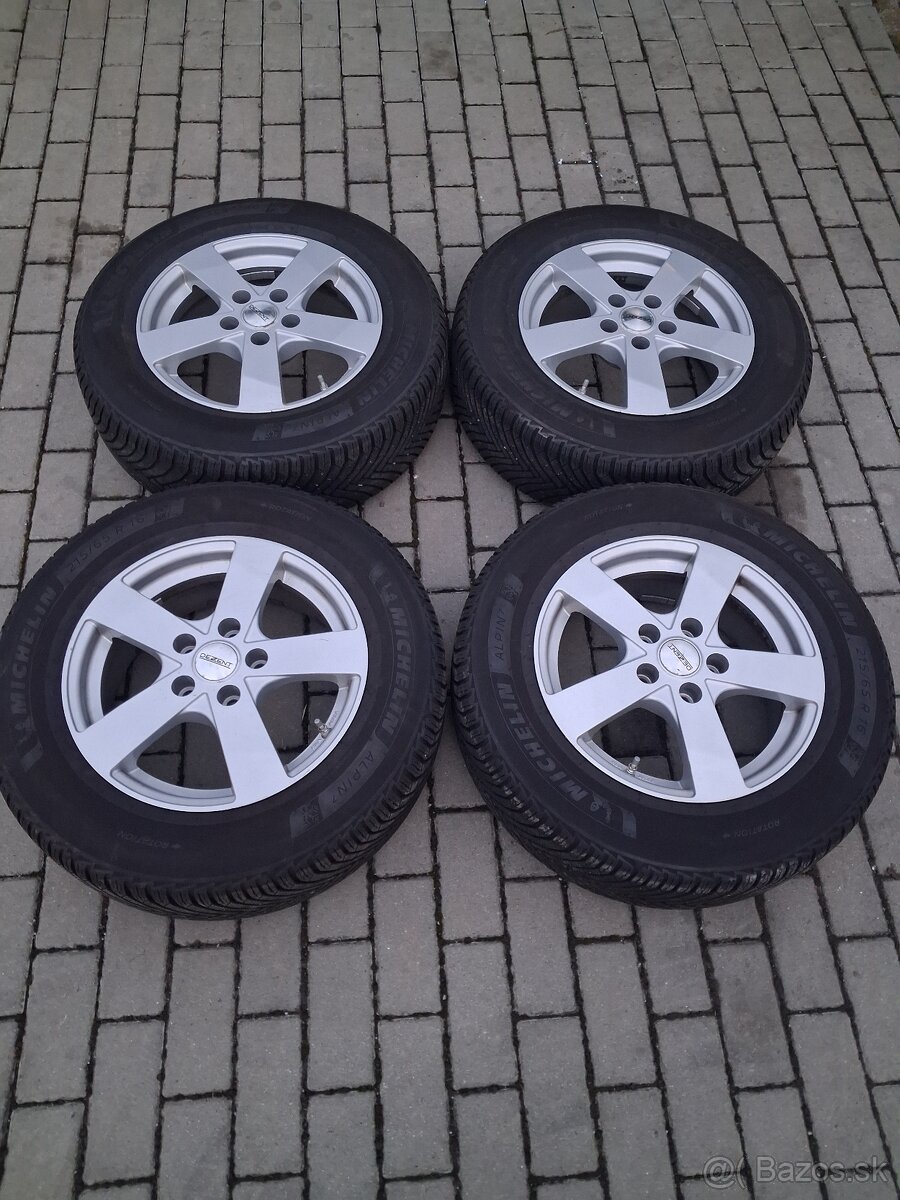 16" disky 5x114,3 so zim. pneum. 225/65R16