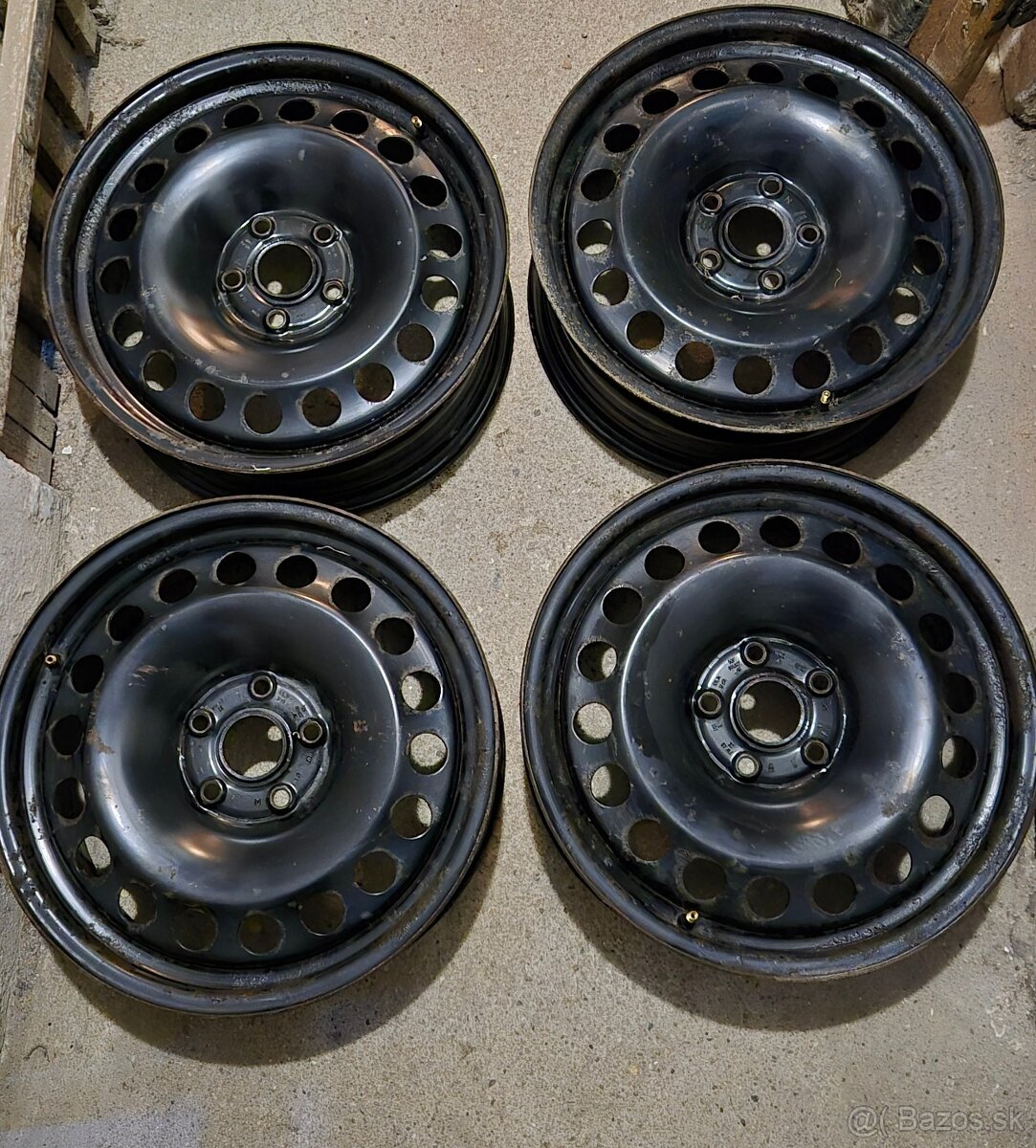 Sada plechových diskov 6.5x17 5x112