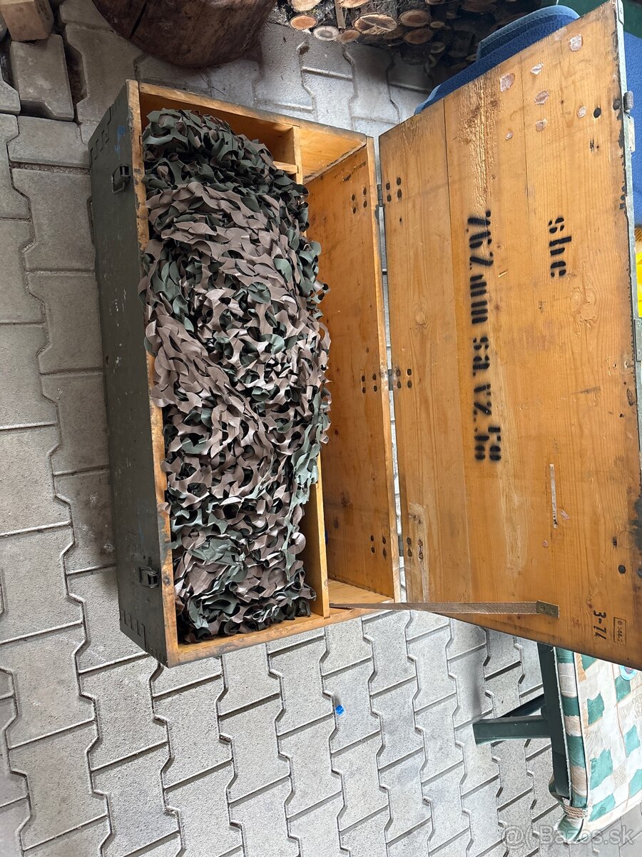 Vojenská debna - prepravná na muníciu