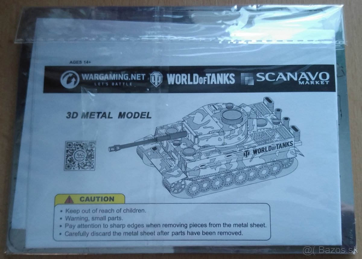 World of Tanks 3D Metal Puzzle