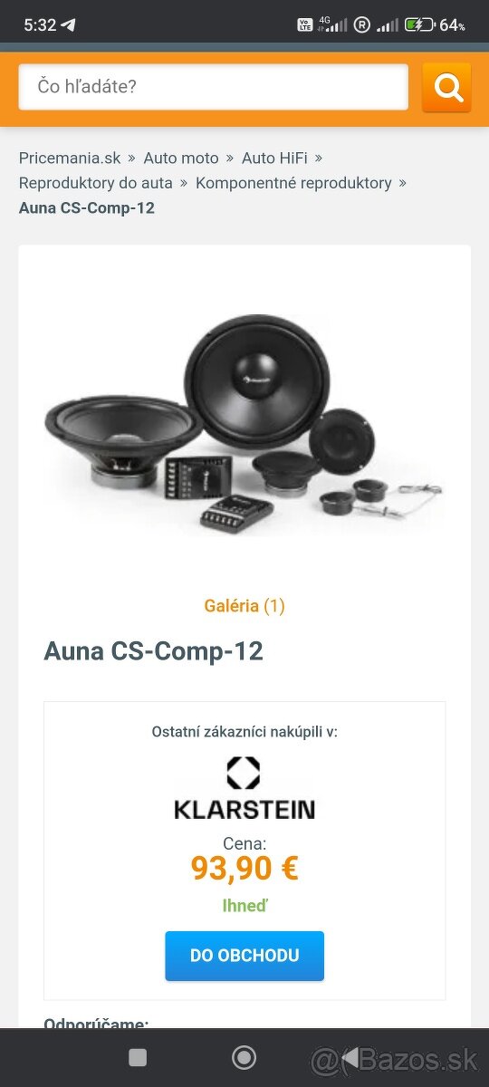 Predám reproduktory Auna