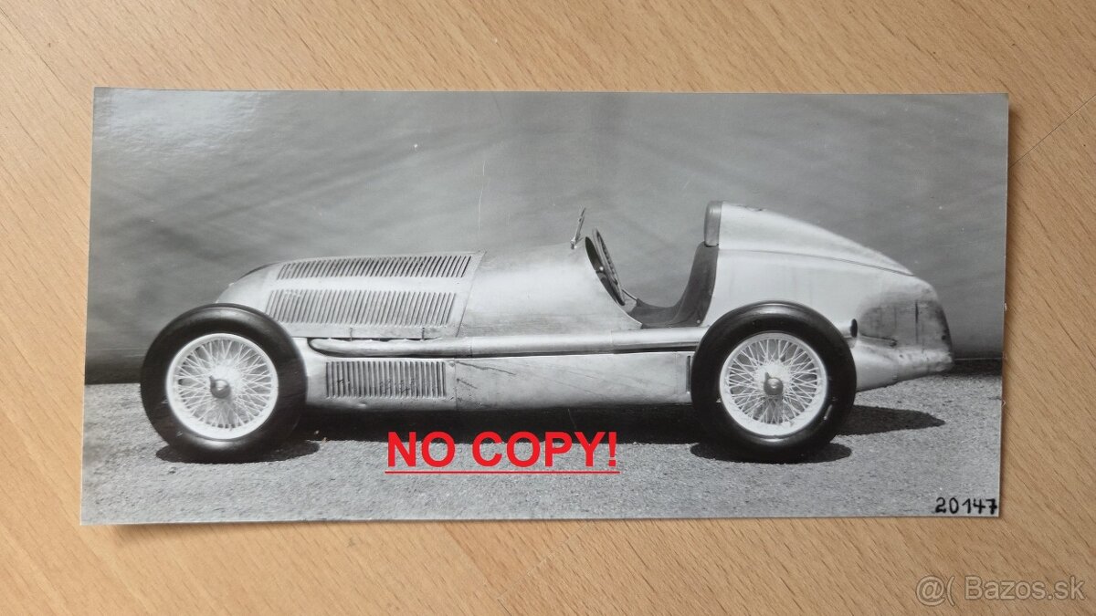 Mercedes W 25 1934 originální tovární tisková fotografie