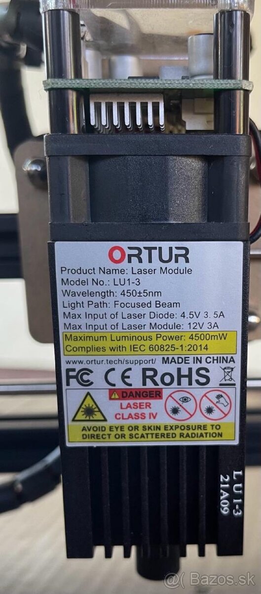 Predam laserovu gravirku