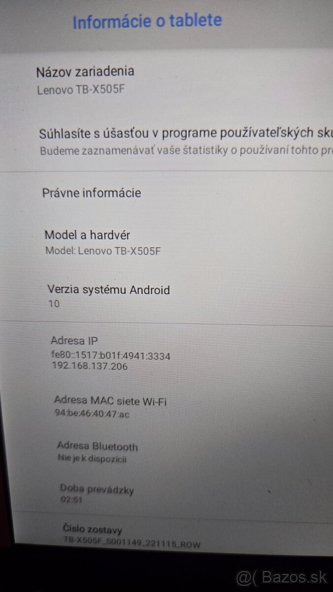 Tablet Lenovo