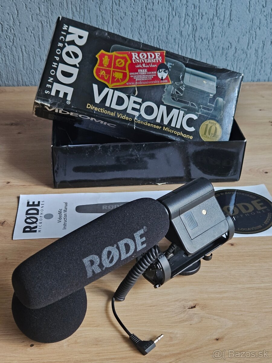 Rode VideoMic – externý mikrofón (3,5 mm jack)