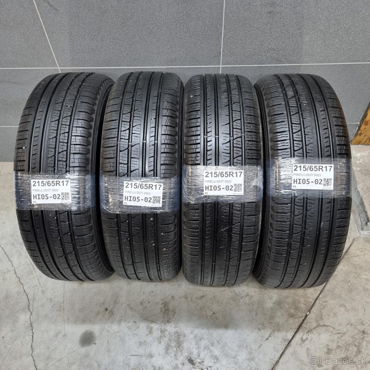 Zimné pneumatiky 215/65R17 PIRELLI DOT0922