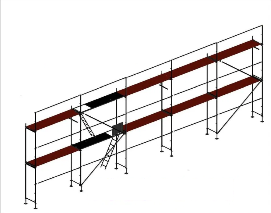 Fasádne lešenie 6x15m
