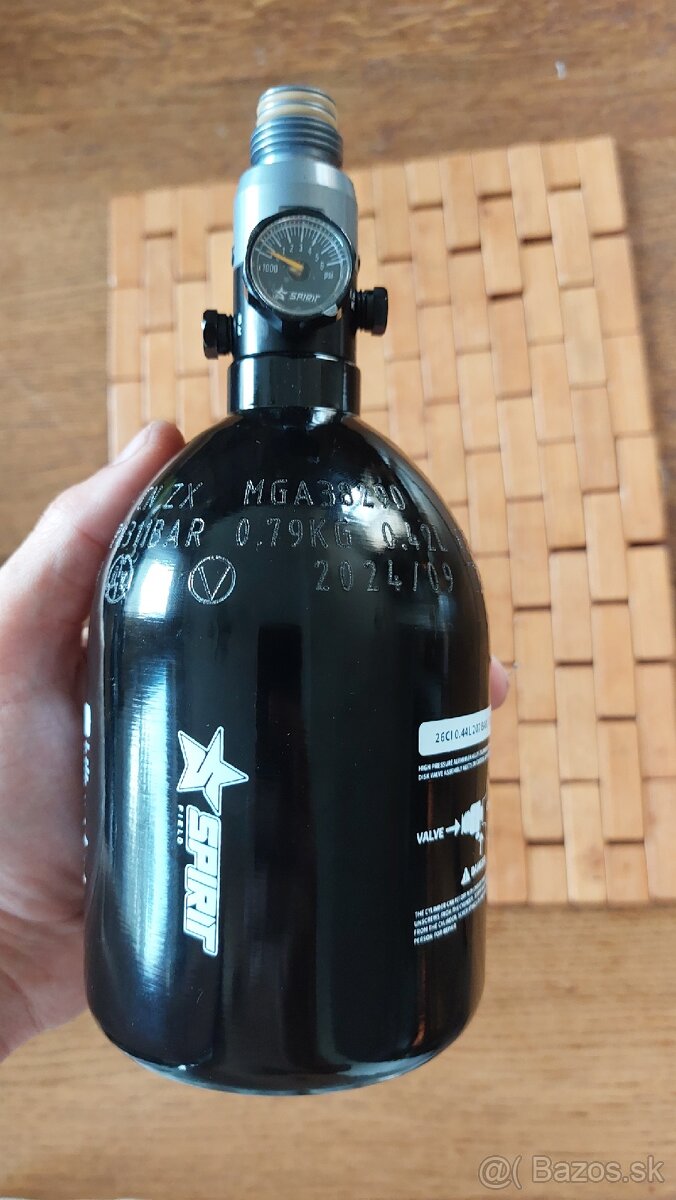 26ci fľaša 3000 PSI