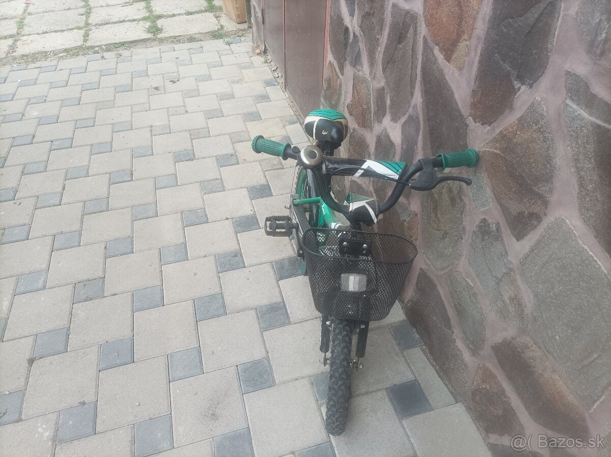 Detský bicykel z košíkom