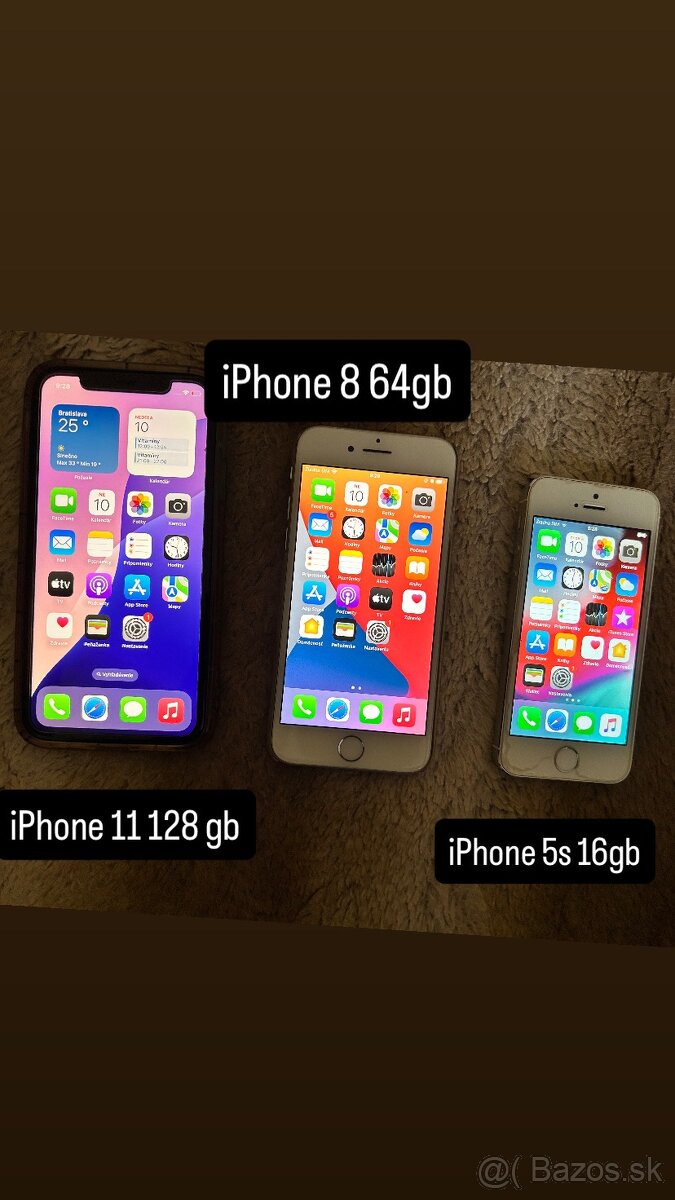 iPhone 11,8,5s