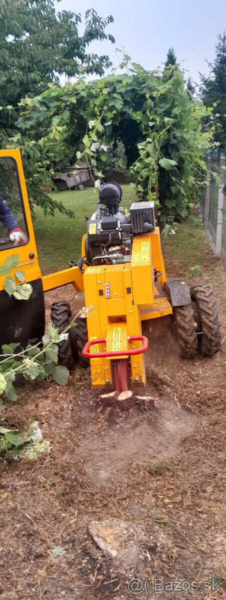 Frézovanie pňov
