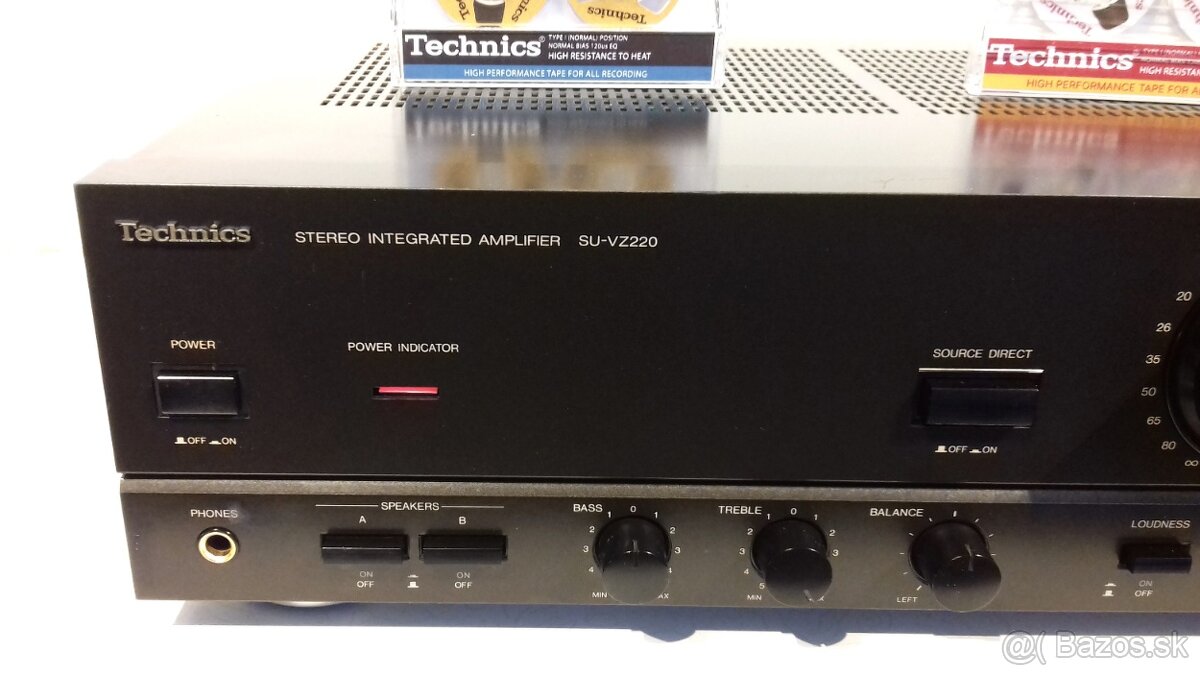 ClassA, 125W zosilnovac TECHNICS SU-VZ220 vyroba Japan, AZ22