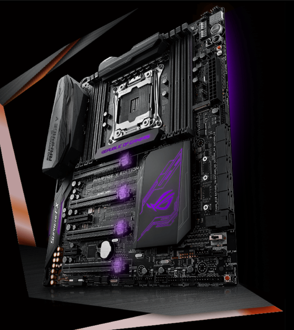 Predam Asus Rampage V Edition 10 + i7 6800K + 32gb ram
