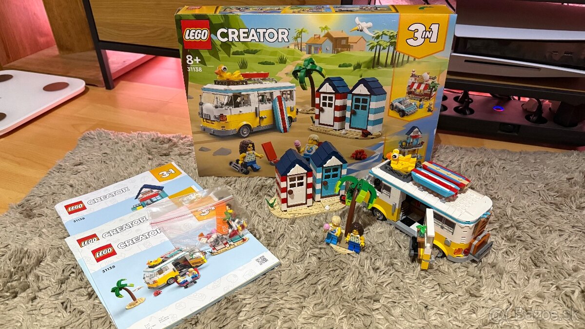 🧱 LEGO 31138 Creator 3v1 – Plážový karavan