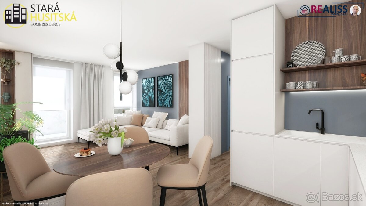 Nové 3-izbové byty v projekte Stará Husitská