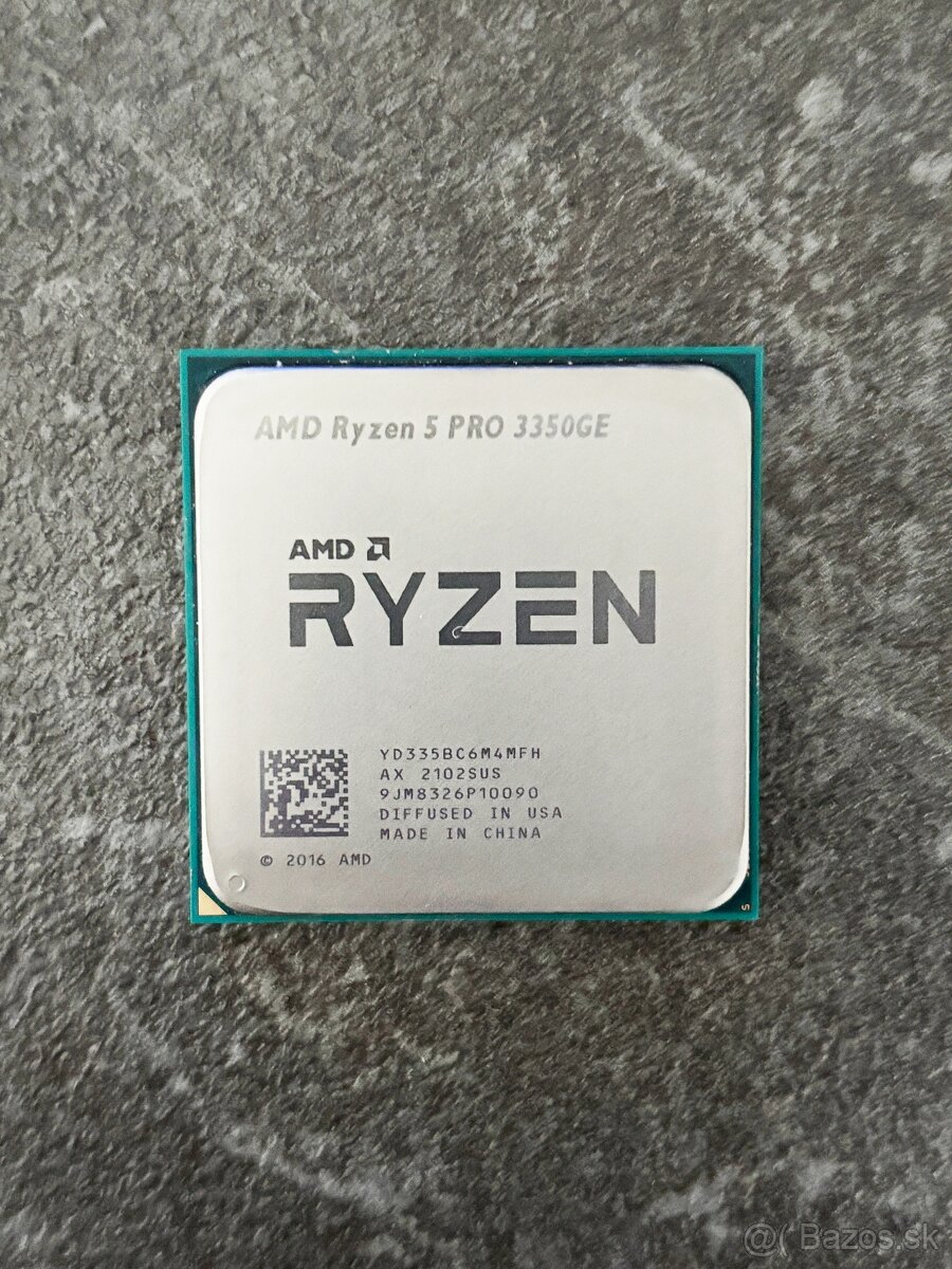 Predám procesor AMD Ryzen 5 PRO 3350GE